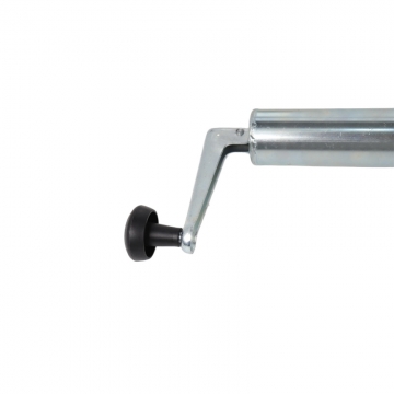 Jockey Wheel 48mm Max 136Kg Caravan Trailer Towing With 190x50mm Rubber Wheel Metal Rim