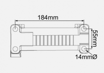 Trailer Coupling Hitch Override Zinc Finish Mechanical 2T 50mm Mechanical 2000KG