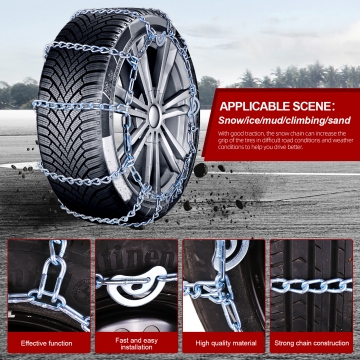 CAM LSH Quik Grip Light Truck Tire Traction Chains - Applicable Width 265 275 315mm - Ladder Tire Chains (83.86