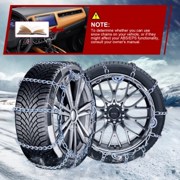 CAM LSH Quik Grip Light Truck Tire Traction Chains - Applicable Width 265 275 315mm - Ladder Tire Chains (83.86