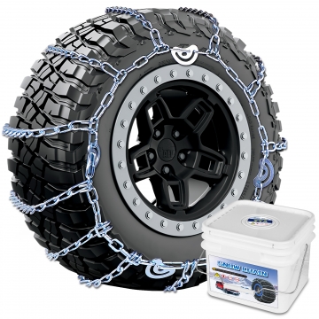 CAM LSH Quik Grip Light Truck Tire Traction Chains - Applicable Width 265 275 315mm - Ladder Tire Chains (83.86