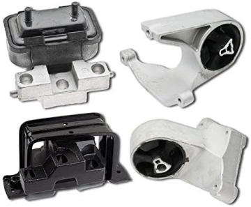 1K0340 4PCS Engine Motor & Transmission Mount Kit for 2001-2006 Chrysler Sebring/Dodge Stratus | A3034, A3049, A2841HY, A2842HY